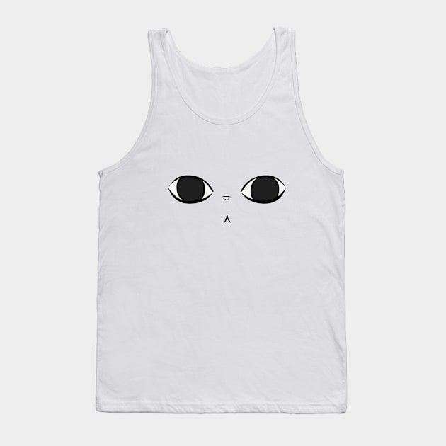 Cat Stare Tank Top by zfbx